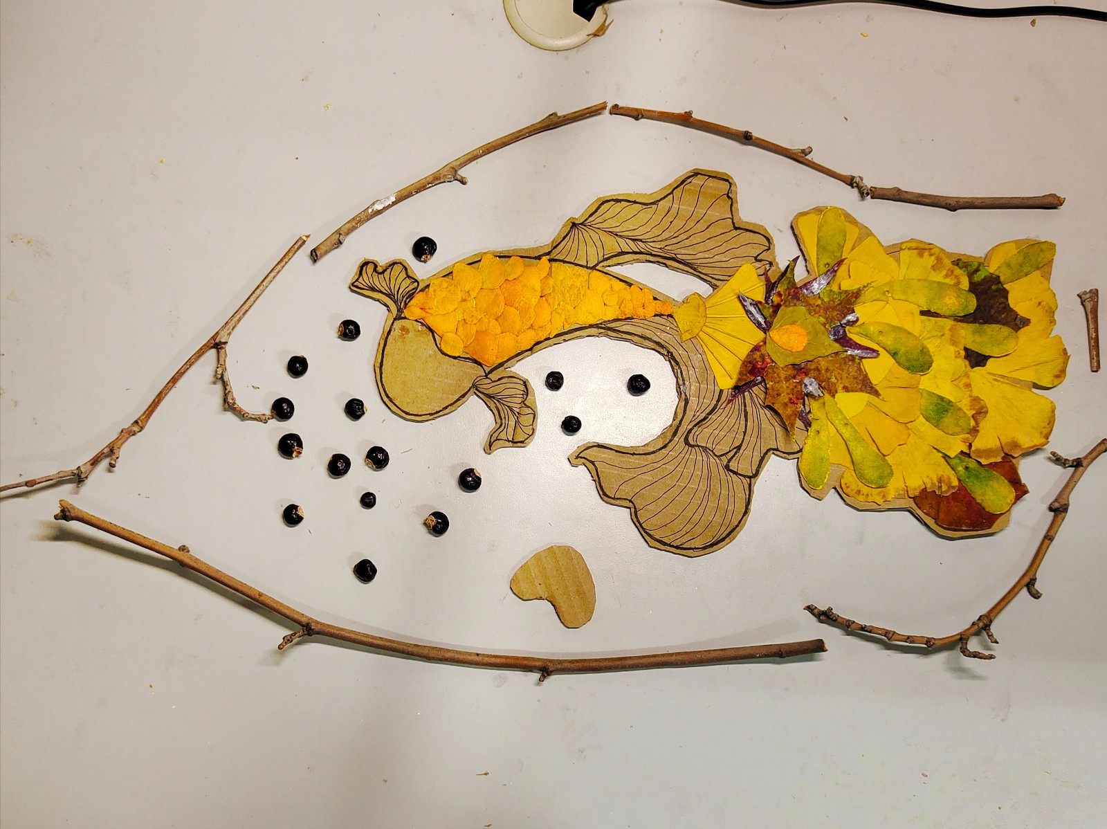 【秋冬的心事】秋叶鱼